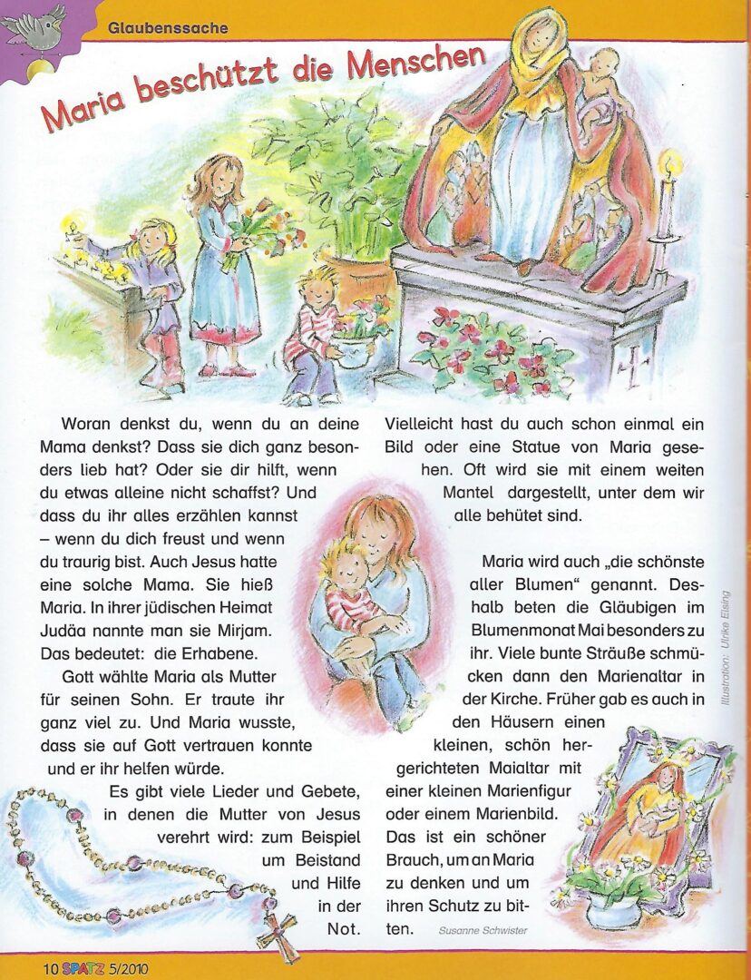 Maria Die Mutter Gottes Den Kindern Erklart Pfarrgemeinde Atting Rain